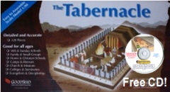Model of tabernacle, a kit you can order to recreate the tabernacle.